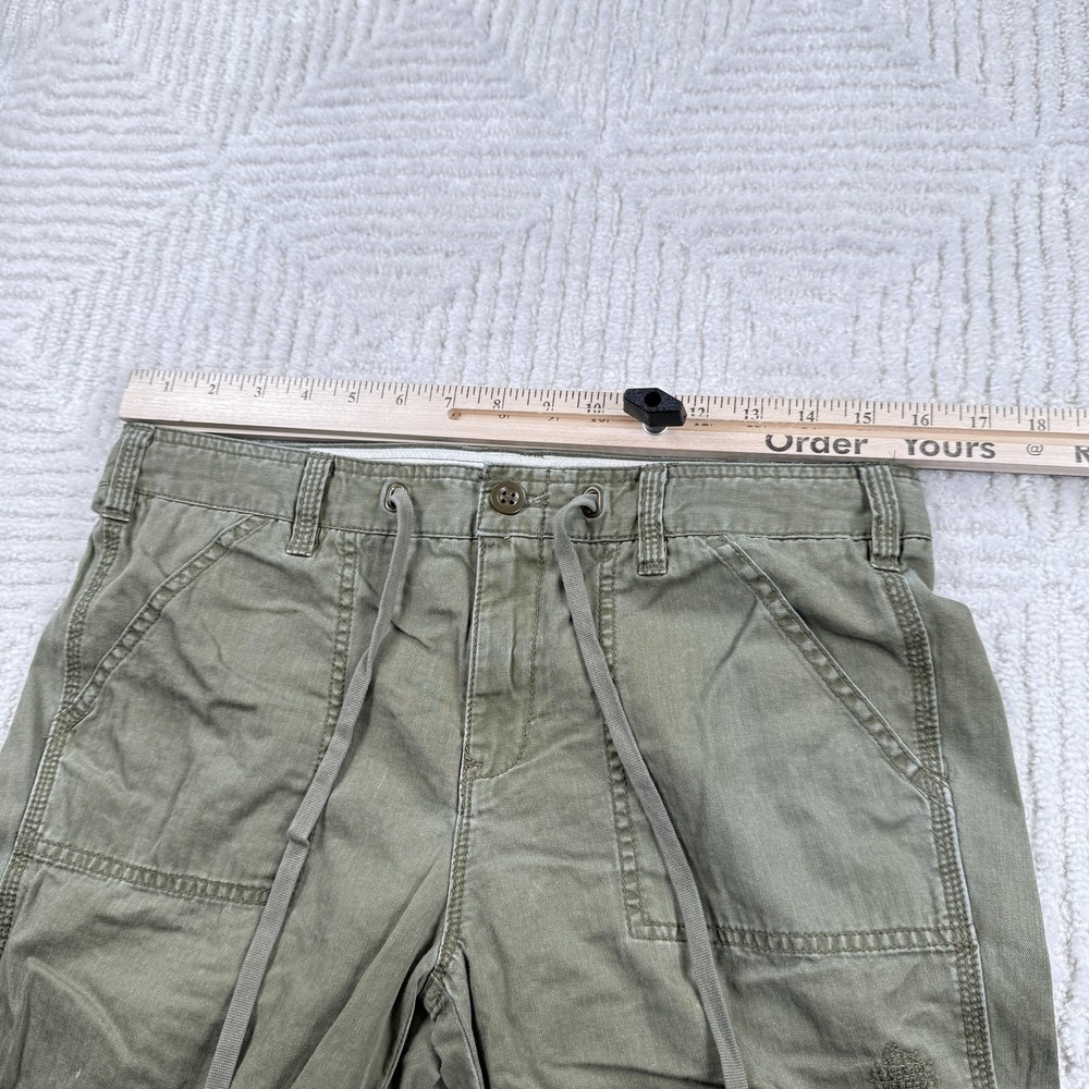 J Crew Pants Women 4 Green Favorite Fit Utility Skater Punk Army Tech Boho Y2k - Picture 6 of 14